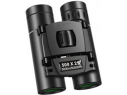 Binóculos Potentes Hd 500x25, Mini Telescópio Dobrável De Longo Alcance De 5000 M, Telescópio Profissional De Caça (preto)