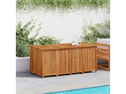 Vidaxl Caixa De Arrumação Para Jardim 175x80x75 Cm Acácia Maciça