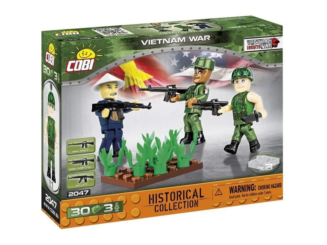 Kit De Construção Cobi Cob02047 30 Peças 3 Personagens A Partir De 6 Anos