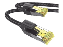 Lurelia Cabo Ethernet Revestido Em Nylon Cat7 Ftp 5 M 10 Gbps/600 Mhz Rj45, Rede Lan De Alto Desempenho