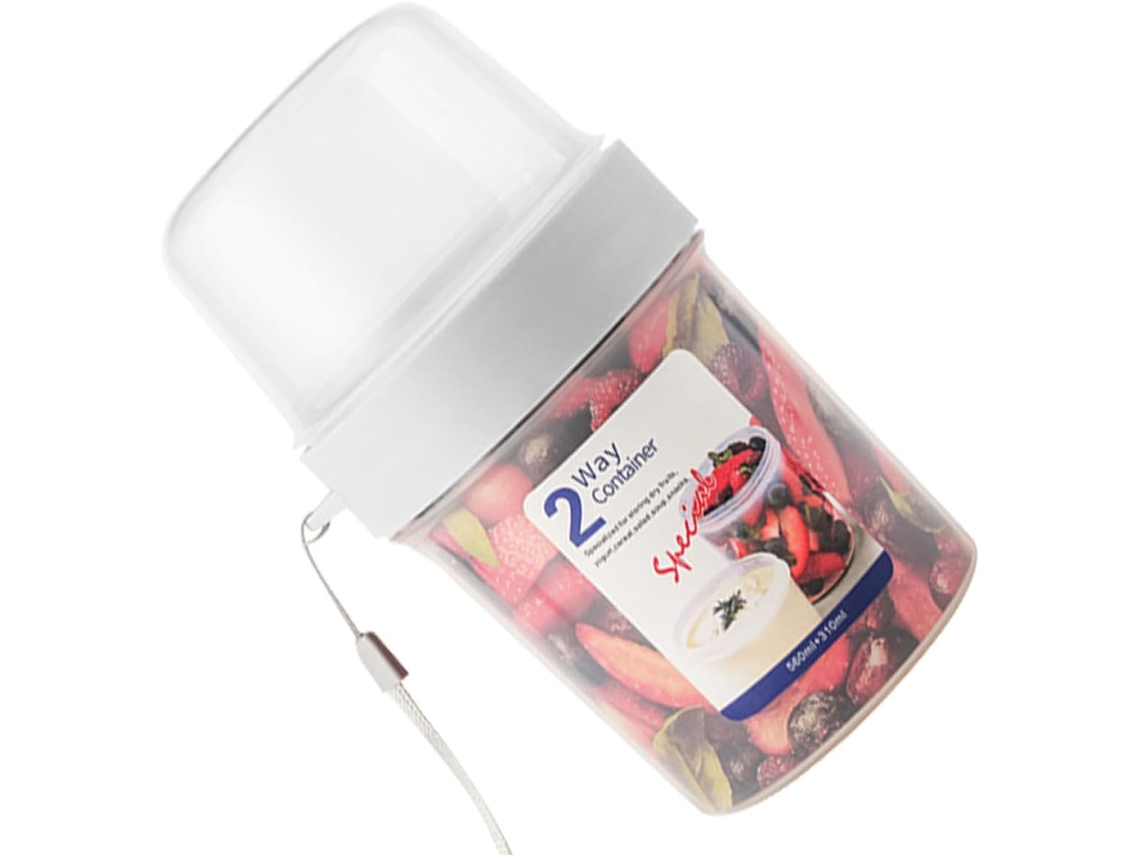 Lancheira Bento Toddmomy De Camada Dupla 310 560ml Para Alimentos, Vedação Hermética E Ventilação, Pode Ser Usada No