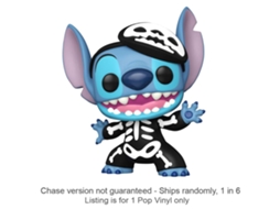 Figura Funko Skeleton Stitch Us Pop! Vinyl Chase Ships 1 In 6 LILO & STITCH