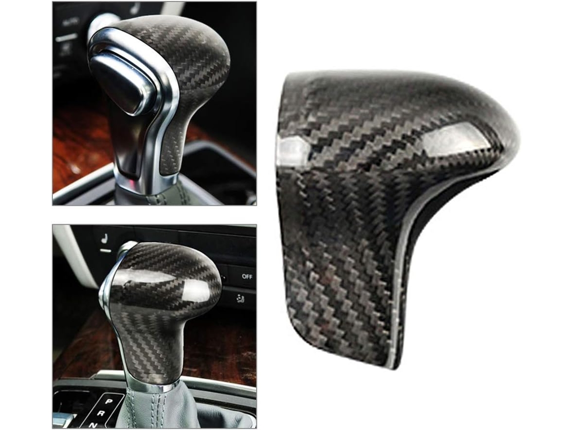 Cnwaga3 Capa Adesiva Para Carro Audi A4 A5 Q5 A6 Q7 2013-2016, Fibra De Carbono, Preta