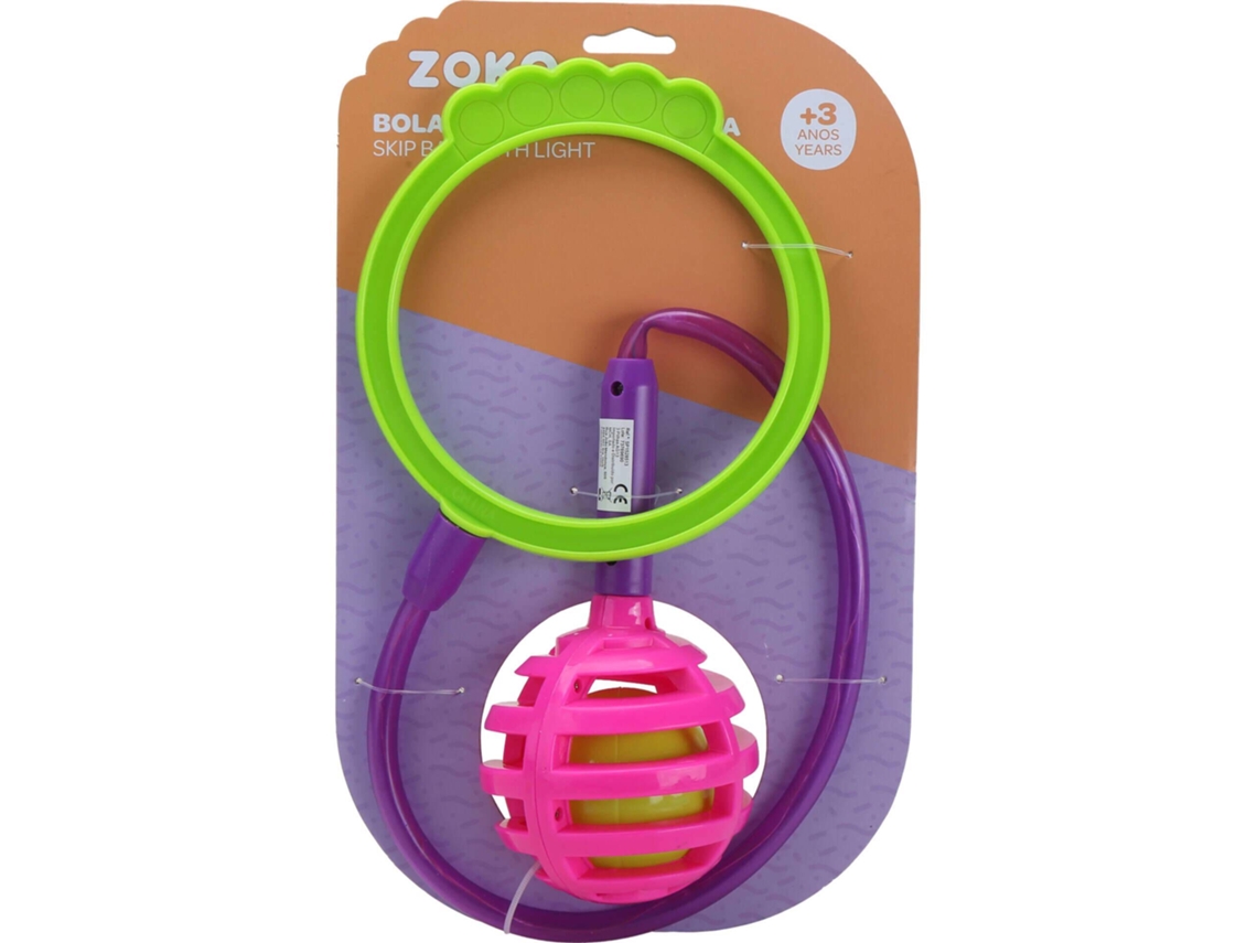 Bola De Saltar Luminosa ZOKO (Idade Mínima Recomendada: ‍ 3 Anos)