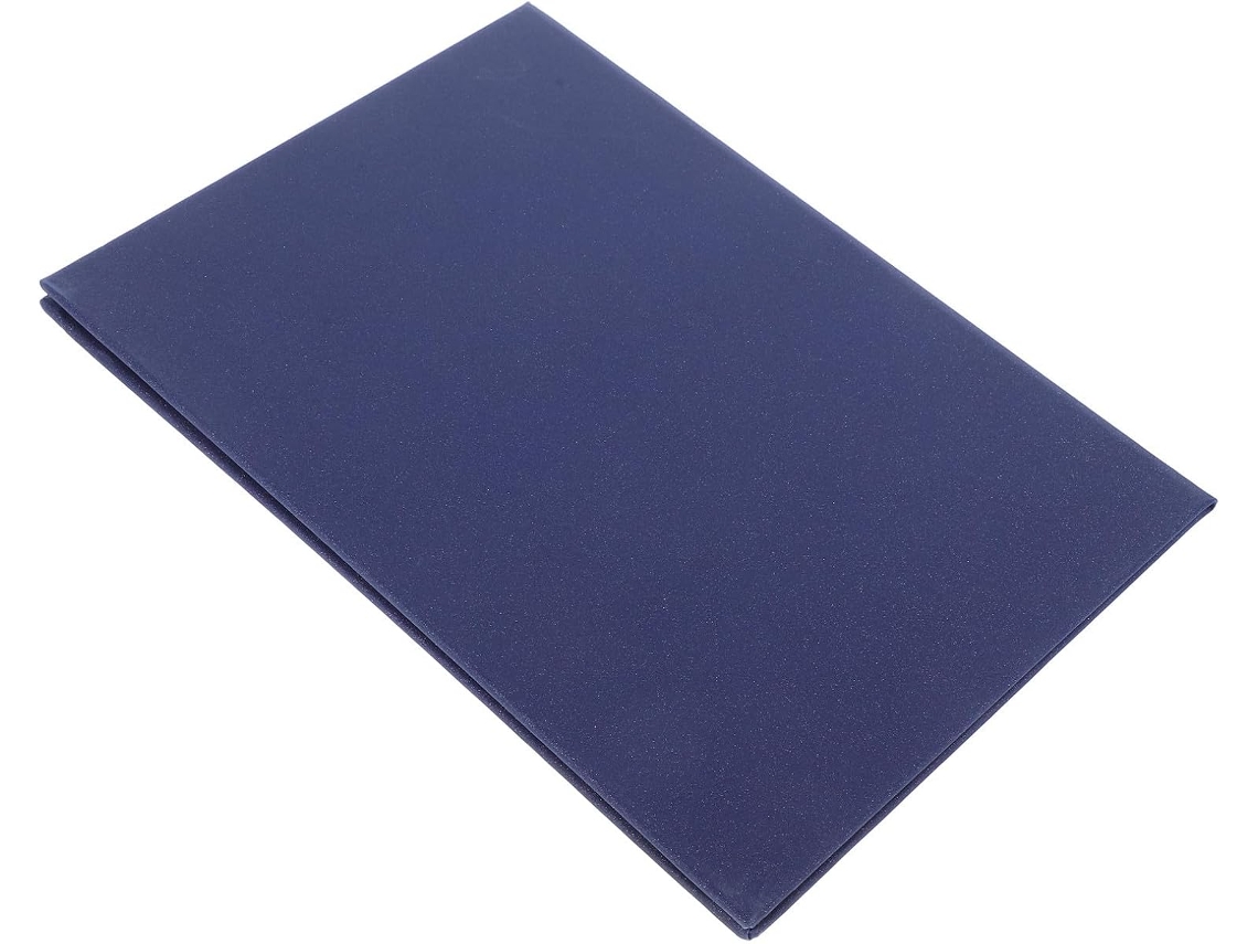 Solustre Capa Decorativa Protetor Compacto E Pratique De Certificado Em Papel Bleu Para Diploma E Documento