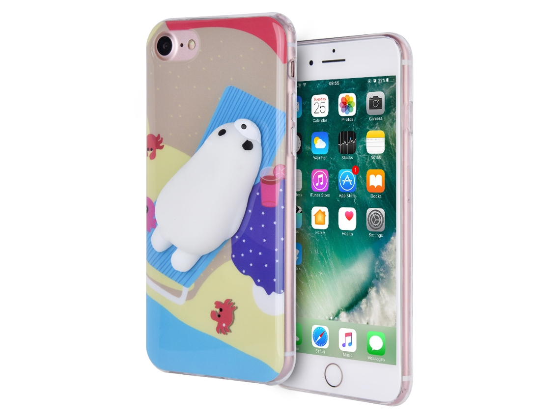 Resumo: Phone Shell e Capa de Estresse criativo para iPhone EOOCOO