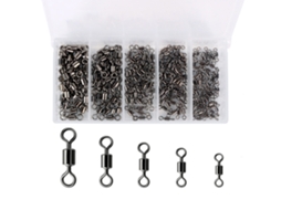 300pcs Engate Giratório de Pesca Inox Conector Linha S/MARCA