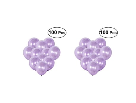 Balão de Látex 200 Peças Balão de Látex de 15.75 Roxo e Roxo Claro para Decoração de Festival Festa de Aniversário de Casamento FOXNOVO