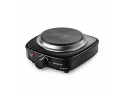 Placa elétrica portátil Sokany SK-5119 preta, 500 W.