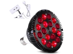 Lâmpada de Terapia Luz Vermelha com Suporte, Combinação 660 Nm e Infravermelho Próximo 850 Nm, Dispositivo Terapêutico P GOKOCO