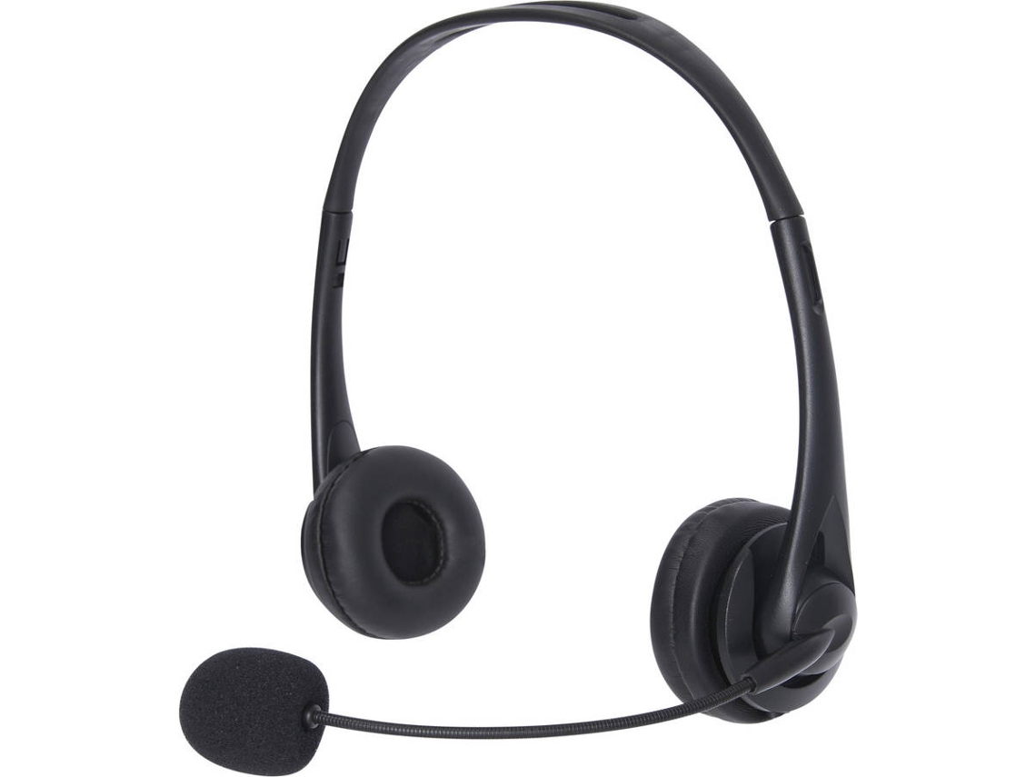 Auscultadores com Fio SANDBERG USB Office (Over Ear - PC - Preto)