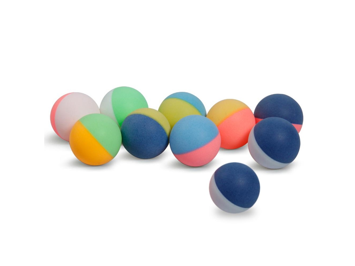 10 Bolas De Ping Pong Coloridas Para Crianças Diy Jogos Festas Diversão Material Pp Tamanho 4cm