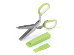Tesoura para ervas Slowmoose Cool Kitchen Utensils com 5 lâminas e tampa
