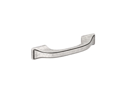 Puxador para Móveis Zamac Distância Central 64mm Prata Antiga Brilhante Conjunto de 25 HARDWAREXCHANGE