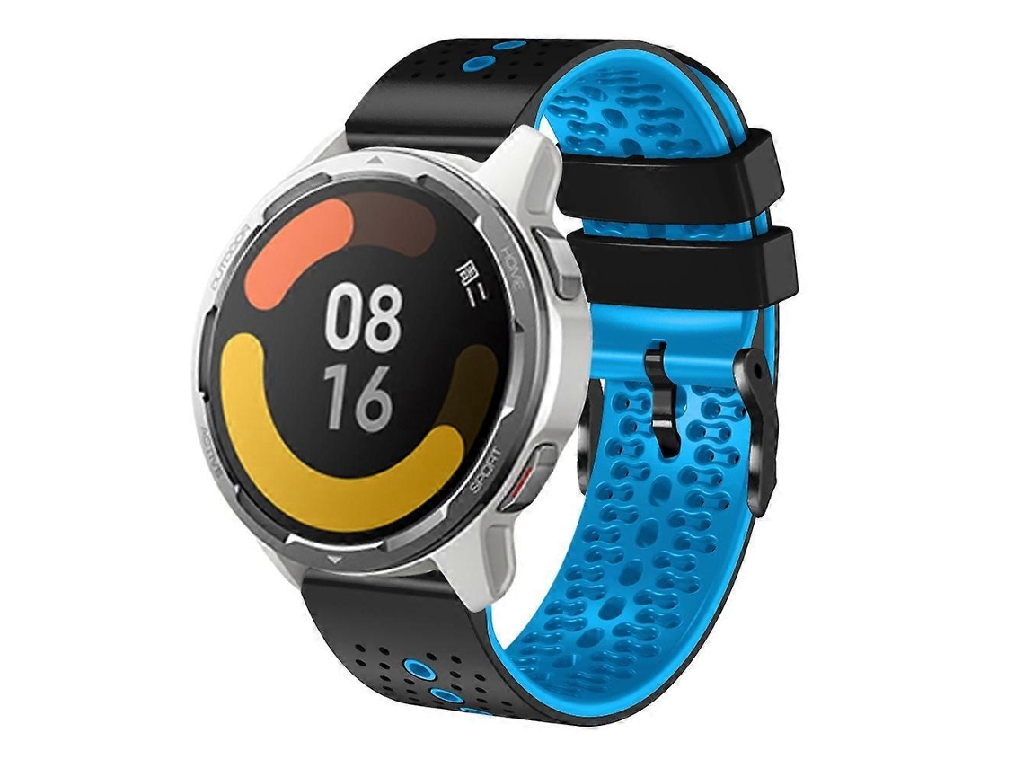 Pulseira De Silicone Perfurada Bicolor De 22 Mm Para Xiaomi Mi Watch Color 2