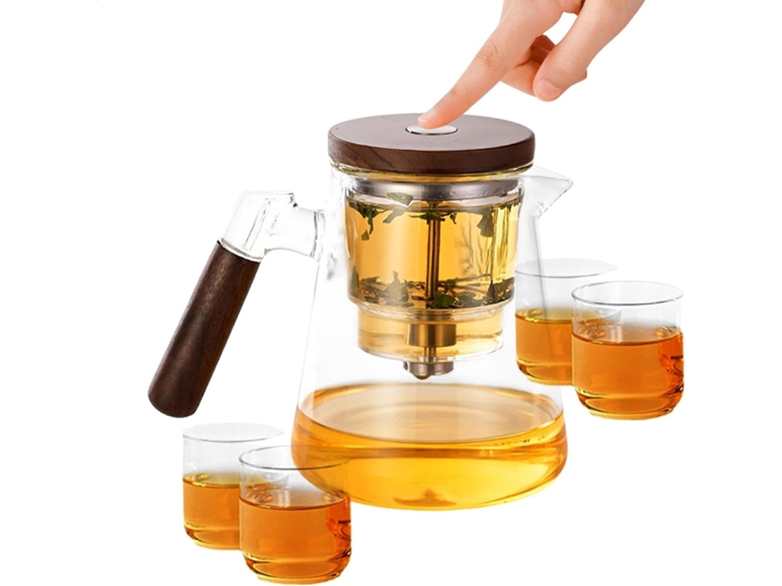 Bule Com Infusor, Bule De Vidro Com Tampa | Infusor