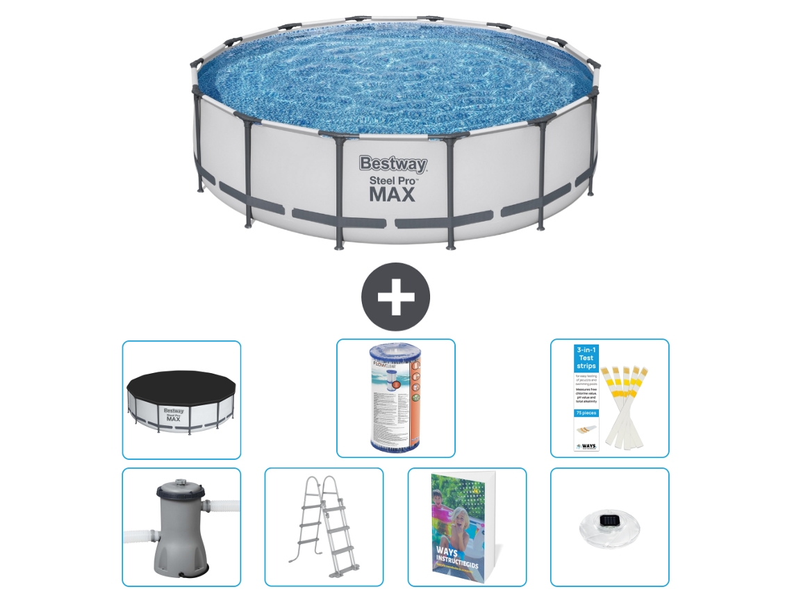 Bestway Piscina Bestway Steel Pro Max Redonda - 427x122 Cm - 8-peças S622