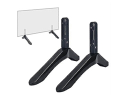 Lurelia Base Metálica Universal De Mesa Para Tv Base De Mesa Para Tv Compatível Com Tv De 32 A 65 Polegadas