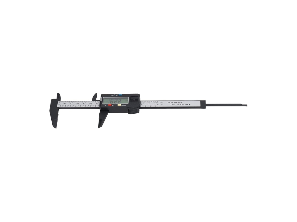 Paquímetro Digital Lcd Em Abs Com Escala Dupla, De 0 A 150 Mm, 0,02 E