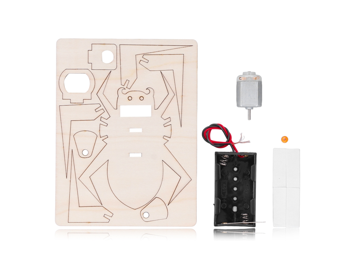 Mali brinquedo de Montagem Diy Aranha de Madeira Experimento Físico Educativo para Crianças