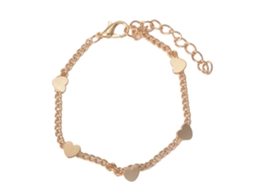 Bracelete Liga Ajustável Moda Simples Decoração Coração