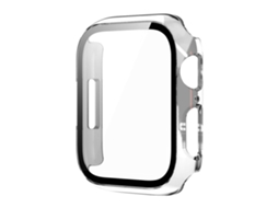 Aetheria capa Protetora com Película Temperada para Iwatch 1 8 Tela Transparente 45mm
