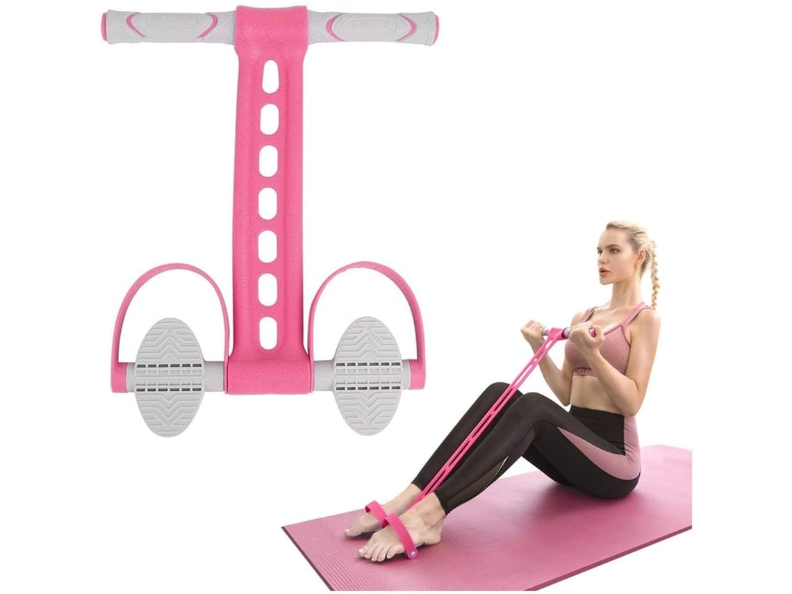 Banda De Resistência Com Pedais Para Treino De Abdômen, Pernas E Braços Em Casa Academia Yoga Perda De Gordura