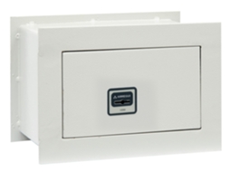 Cofre de parede Arregui Ideal 5 com fechadura de chave, caixa de segurança para casa e residências, fácil de usar.