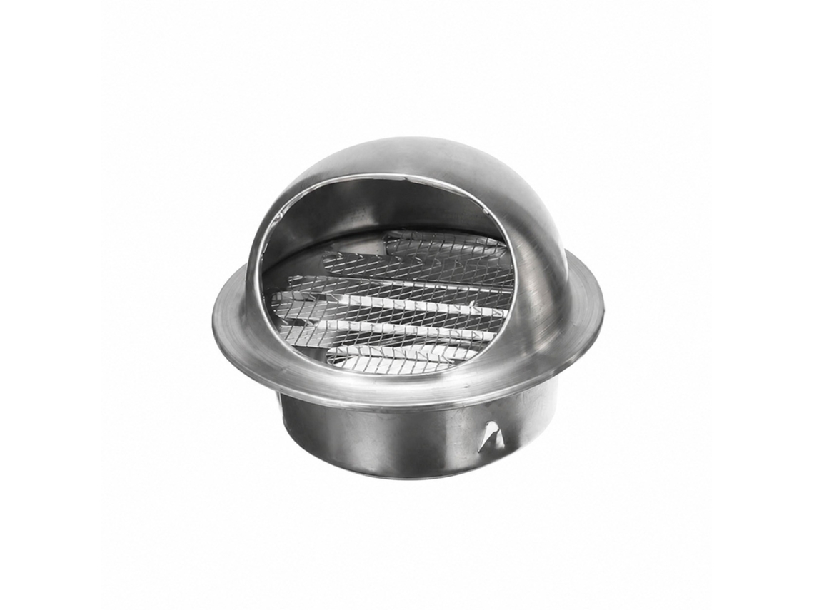 Tampa Da Grade De Ventilação Ar Em Aço Inoxidável, 100/150 Mm, Saída