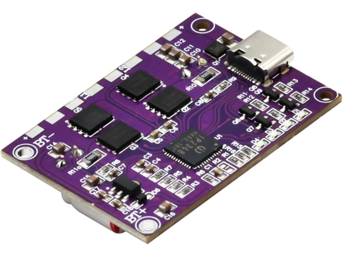 Placa De Circuito Carregamento Pd100w Tipo-c Com Chipset Ip2368 Para