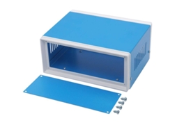 2026 caixa Metálica Azul para Projetos Eletrônicos Diy 170x130x80mm com Proteção Emf