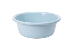 Bacia de Lavagem Plástica Redonda Pequena Azul 29.5x10cm