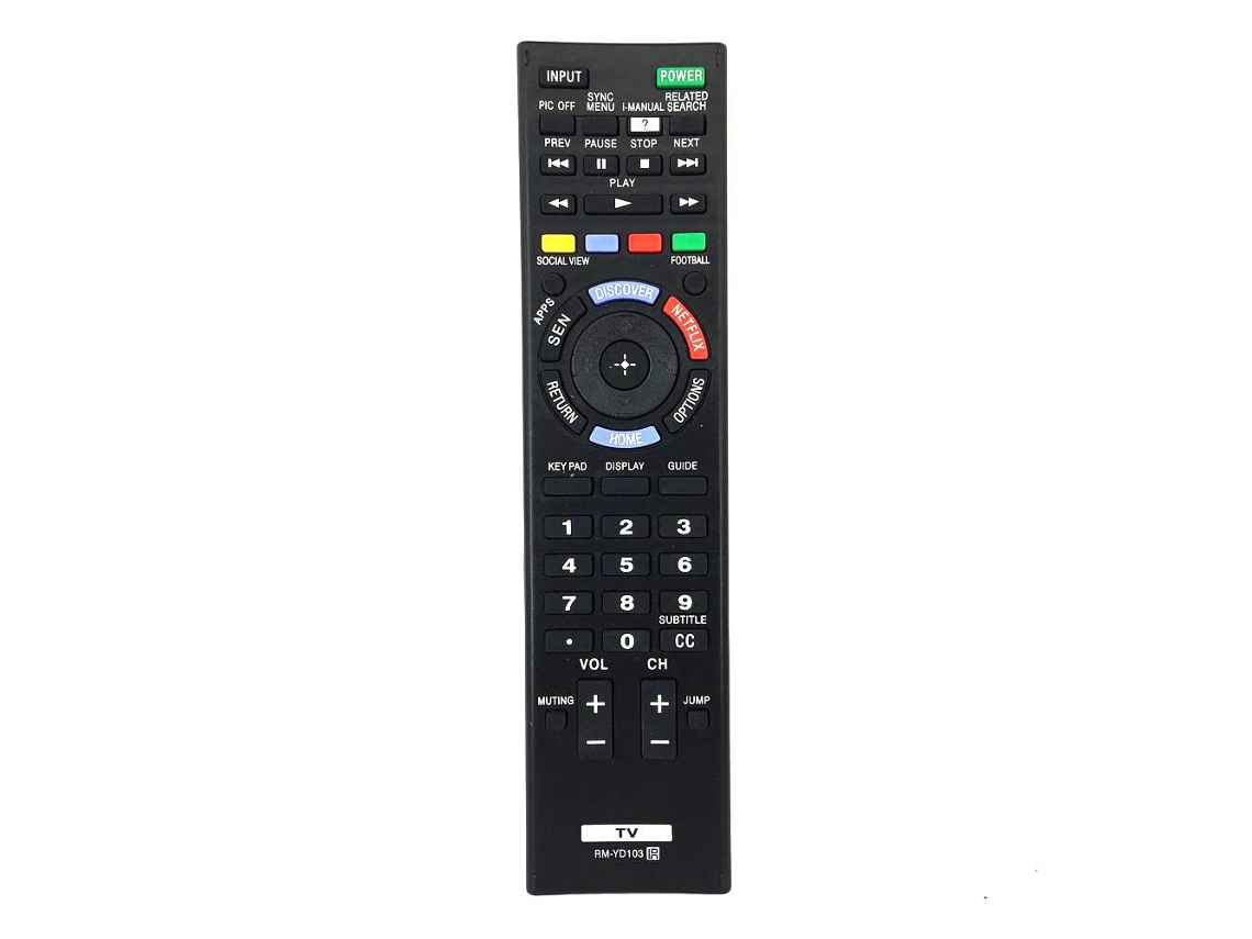 Adequado Para Tv Lcd Sony Kdl32w700b, Kdl42w700b, Kdl173 32w700b Controle Remoto Rm Yd103 SUNNY SPACES