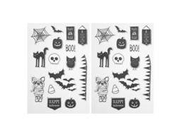 2 Unidades de Selos de Halloween para Decorações de Halloween ALLINLESS