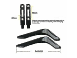 Lurelia Base Universal De Mesa Para Tv Em Metal Para Tv De 32 A 65 Polegadas