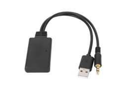 Receptor aux Bluetooth 5.0 para carro com conector de 3,5 mm, microfone CHABERLU