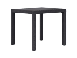 Garden Table, Garden Tables Vidaxl Marrom Plástico (79 X 79 X 72 Cm)