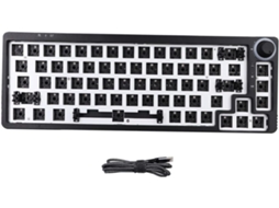 Kit De Teclado Mecânico Diy Com Placa De Circuito Impresso, Montagem Estável E Usb Removível Kit De Teclado Mecânico Diy Com Placa De C Gokoco
