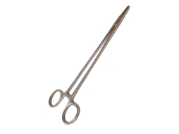 2026 pinza Portaagujas de Acero Inoxidable Reutilizable Duradera 12.5cm para Animales Con Dientes