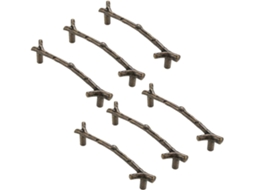 Conjunto De 6 Puxadores Modernos E Minimalistas Com Design Criativo Galho Árvore Para Armários Cozinha, Guarda Roupas