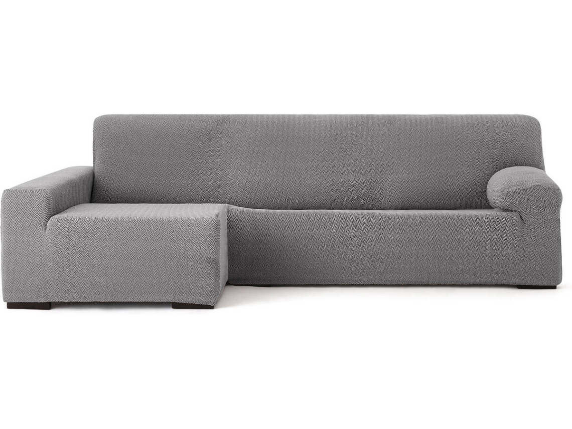 Capa de Chaise Longue Esquerda EYSA Premium Jaz Tecido Multielástico (360 x 180 x 120 cm - Poliéster e Algodão - Gris)