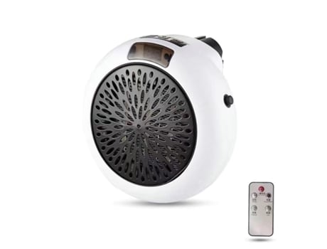 Aquecedor Elétrico TRUMSHOP para uso Doméstico Portátil Branco 400W