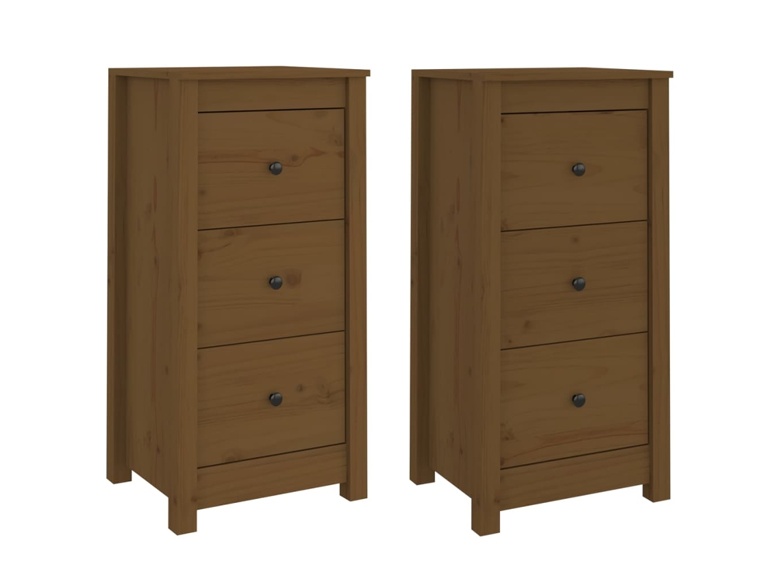 Sideboard, Sideboards Vidaxl Marrom Madeira De Pinho (n/a)