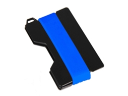 Porta-cartões Rfid Em Liga De Alumínio, Carteira Edc Antifurto, Porta-moedas, Porta-chaves, Cor: Azul
