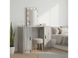 Vidaxl Mesa De Vestir Cinzeto 102 X 33 X 135 Cm Derivados De Madeira