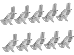 Conjunto de 10 Presilhas de Aço Inoxidável Topbathy para Pendurar Utensílios