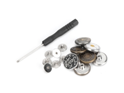 Kit de Substituição de Botões para Calças Jeans, Sem Costura, com Ajuste de Cintura. AQUAFORGE