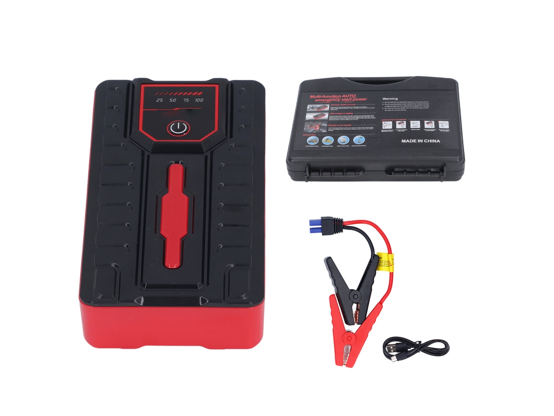 Iniciador De Bateria Carro 12v 20000mah Portátil Com Lanterna