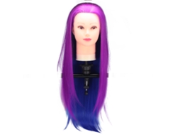 2026 cabeza de Maniquí para Entrenamiento de Peluquería Cortar Pelo Modelo de Práctica Salón Colorful