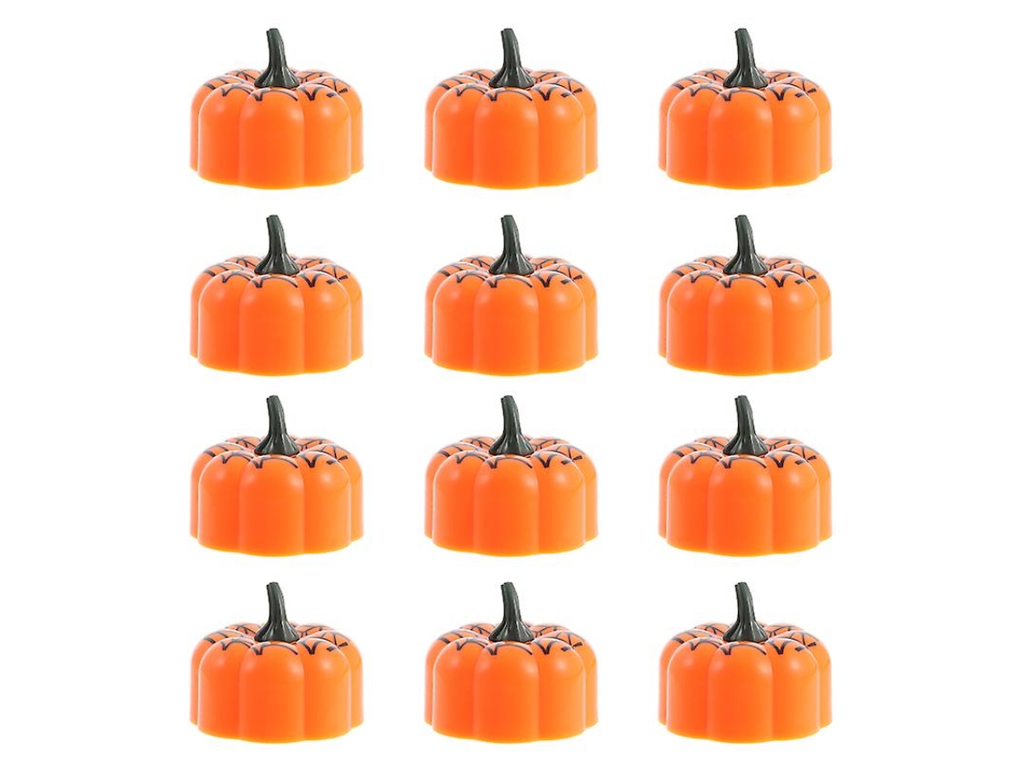 Lâmpada de Vela Simulada 12 Unidades para Decorações de Halloween ALLINLESS